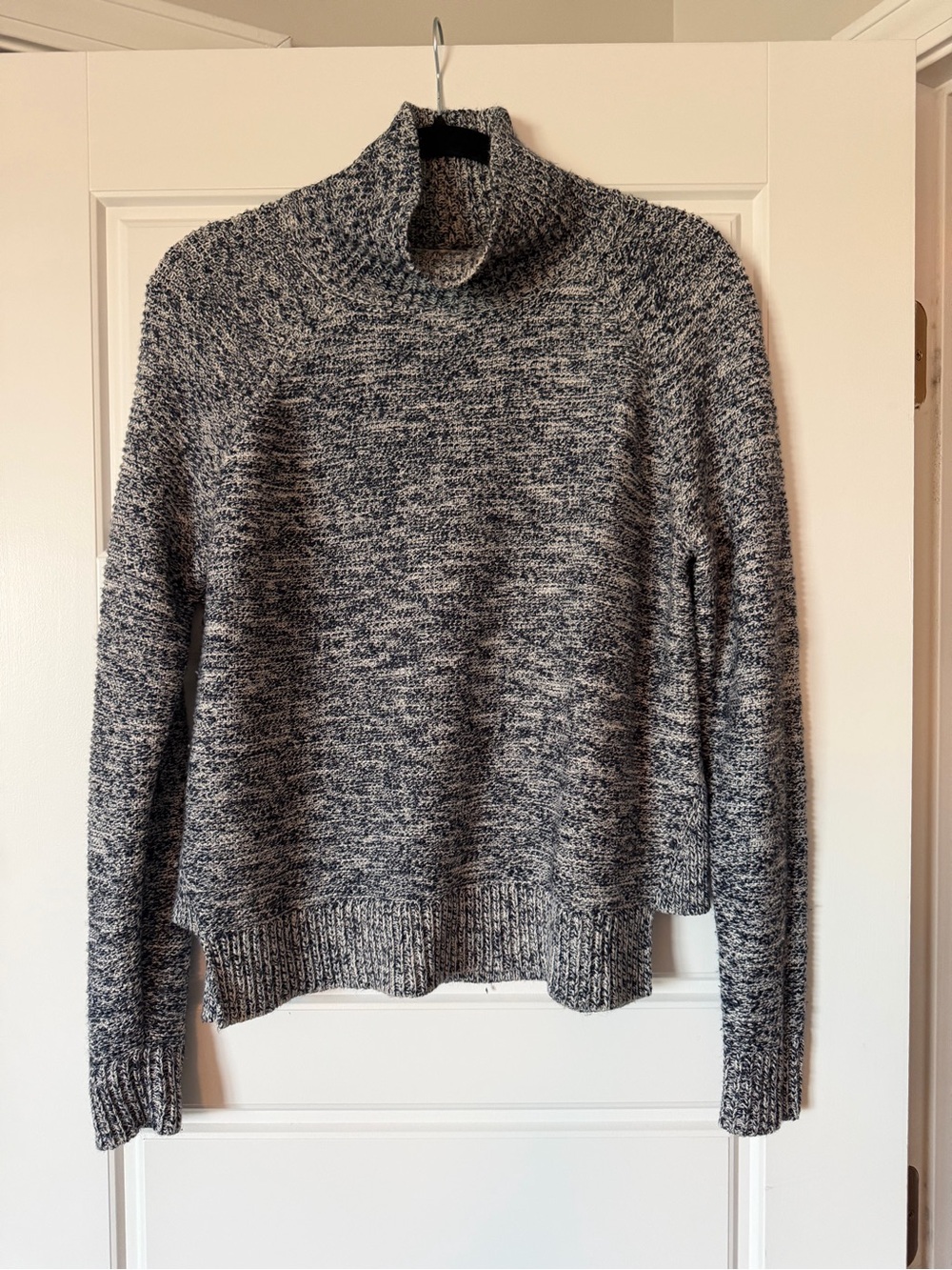 Madewell Turtle Neck Cotton Blend Sweater